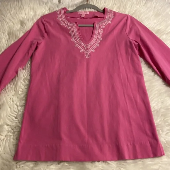 Lilly Pulitzer Shirt size S excellent condition Leigh 25” bust 34” - Picture 8 of 12